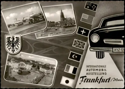 Frankfurt am Main MB: Flughafen, Internationale Automobil Ausstellung 1963