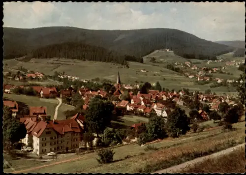 Ansichtskarte Baiersbronn Panorama-Ansichten Ortsansicht 1967