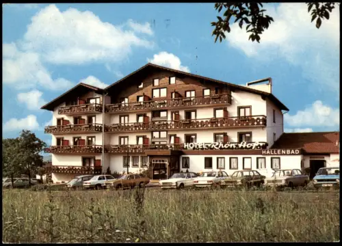 Bad Brückenau Hotel Rhön Hof im Ortsteil Oberleichtersbach 1986