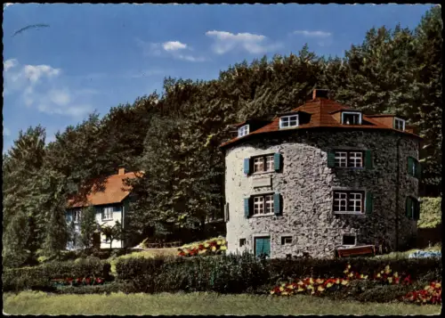 Rhön (Allgemein) Rhön (Allgemein), Fuldahütte mit Jugendheim Maulkuppe 1969