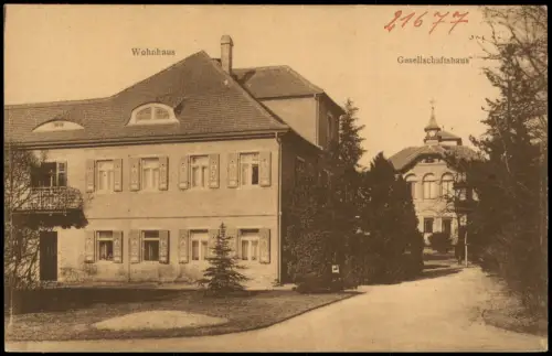 Coswig (Sachsen) Wohnhaus, Gesellschaftshaus Heilstätte Lindenhof 1922