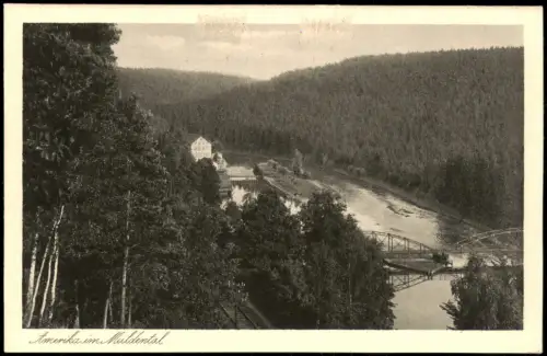 Ansichtskarte Cölln-Meißen Panorama-Ansicht, Fluss, Brücke 1931