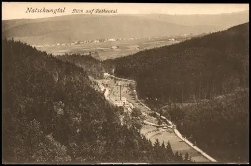 Natschung-Kallich Načetín Kalek Natschungstal Fabrik - Rothental 1915