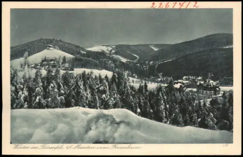 Bärenfels (Erzgebirge)-Altenberg (Erzgebirge) Stadt im Winter 1925