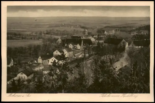 Ansichtskarte Mohorn-Wilsdruff Blick vom Heidelberg 1924