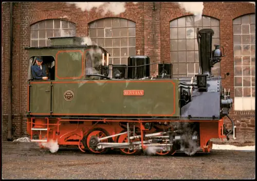 Ansichtskarte .Niedersachsen Dampflok 'Hermann' der Museums-Eisenbahn 1979