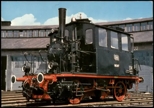 Ansichtskarte  Lokalbahnlokomotive 98 307 1965