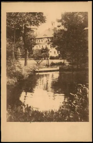 Ansichtskarte Raußlitz-Nossen Herrenhaus Rittergut 1922