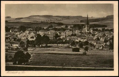 Ansichtskarte Neustadt (Sachsen) Stadtblick 1932