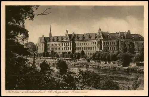 Ansichtskarte Grimma Fürsten- u. Landesschule St. Augustin 1925