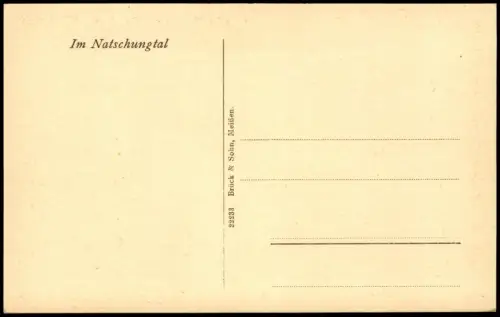 Postcard Natschung-Kallich Načetín Kalek Im Natschungtal 1914