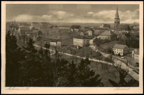 Ansichtskarte Mohorn-Wilsdruff Straßenpartien 1928