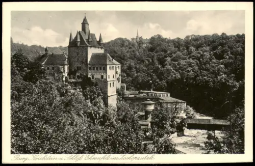 Ansichtskarte Kriebstein Burg Kriebstein 1928