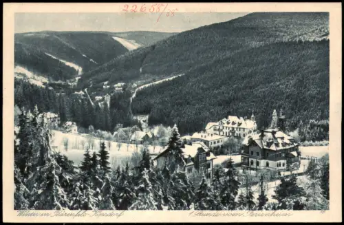 Bärenfels (Erzgebirge)-Altenberg (Erzgebirge) Stadt im Winter Kipsdorf 1924