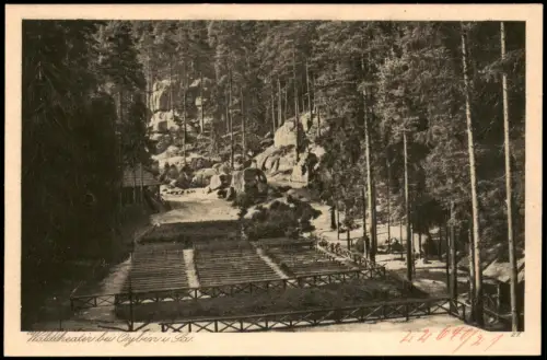 Ansichtskarte Oybin Waldtheater 1924