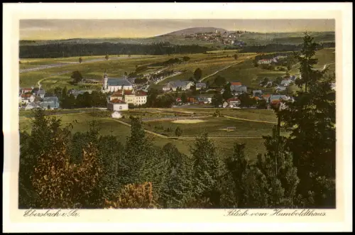 Ansichtskarte Ebersbach/Sa.-Ebersbach-Neugersdorf Blick vom Humboldthaus 1925