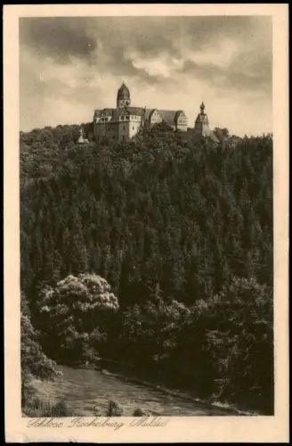 Ansichtskarte Rochsburg-Lunzenau Schloss Rochsburg an der Mulde 1924