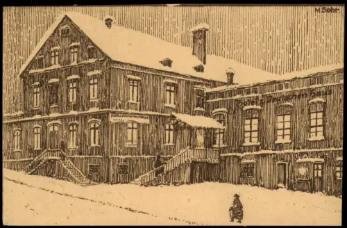 Ansichtskarte Grünhainichen Hotel Deutsches Haus 22087