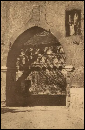 Ansichtskarte Naumburg (Saale) Marientor Portal 1922