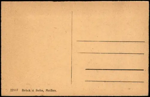 Ansichtskarte Meißen Rote Stufen 1922