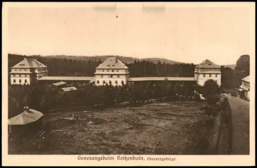 Reitzenhain-Marienberg im Erzgebirge Partie am Genesungsheim 1925