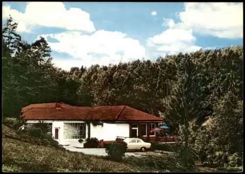 Ansichtskarte Aglasterhausen Cafe Pension Restaurant GLÜCK IM WINKEL 1982