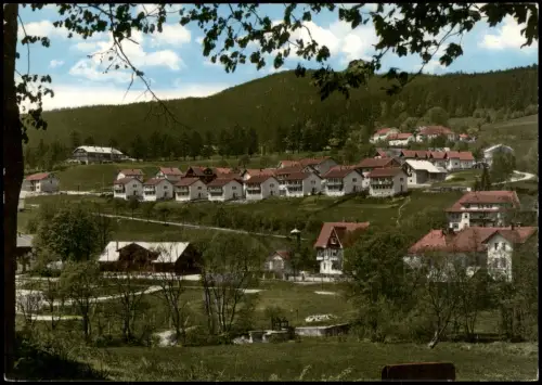 Ansichtskarte Bayerisch Eisenstein Panorama-Ansicht mit der Siedlung 1967
