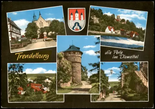 Gottsbüren-Trendelburg Mehrbildkarte mit Ortsansichten Trendelburg 1970