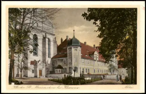 Ansichtskarte Panschwitz-Kuckau Pančicy-Kukow Gasthaus am Kloster 1925