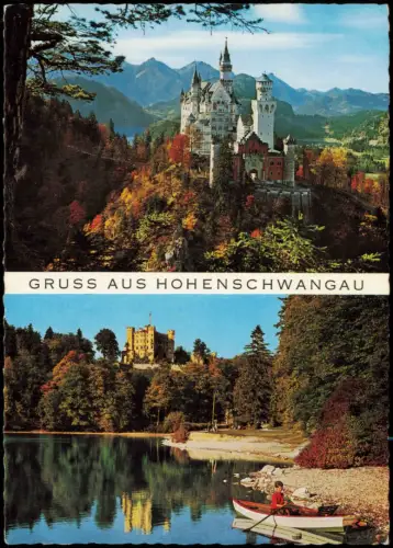 Ansichtskarte Schwangau Schloss Neuschwanstein 1983