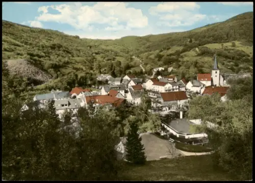 Ansichtskarte Lütz Mosel Panorama-Teilansicht 1965