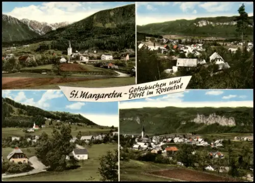 Kärnten Kärnten St. Margareten im Rosental (Mehrbildkarte) 1970