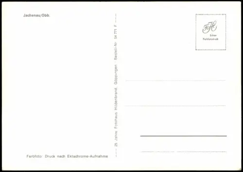 Ansichtskarte Jachenau Stadtpartie 1981