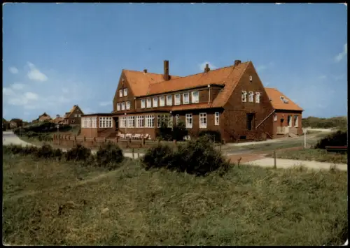 Ansichtskarte Juist Inselhospiz Dünenstraße 15 1981
