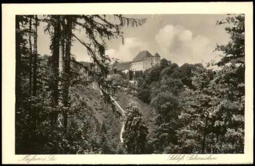 Ansichtskarte Meißen Schloß Siebeneichen 1928