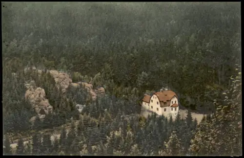 Komotau Chomutov Unterstandshaus obere Grundstraße. Eingang zur Hölle. 1914