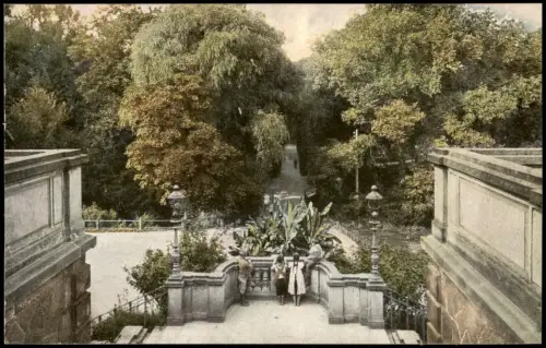 Ansichtskarte Riesa Stadtpark 1925