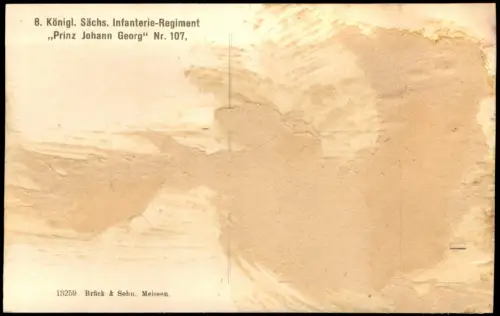 Leipzig 8. Königl. Sächs. Infanterie-Regiment ,,Prinz Johann Georg" Nr. 107 1911