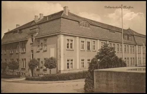 Ansichtskarte Meißen Gebäude der 4. Inspektion Polizeischule 1922