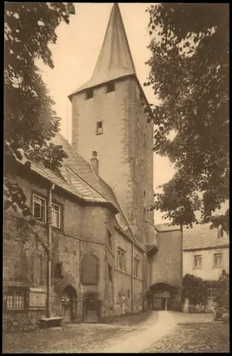 Ansichtskarte Rochlitz Schlosshof 1924