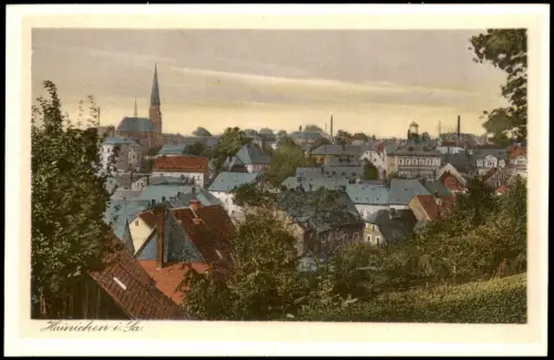 Ansichtskarte Hainichen Stadtpartie 1926