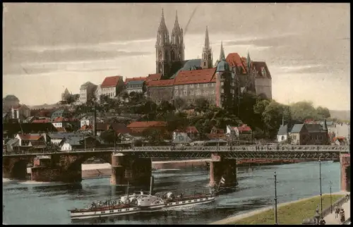 Ansichtskarte Meißen Schloss Albrechtsburg 1924
