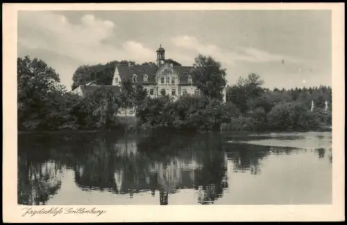 Ansichtskarte Grillenburg-Tharandt Jagdschloß 1928