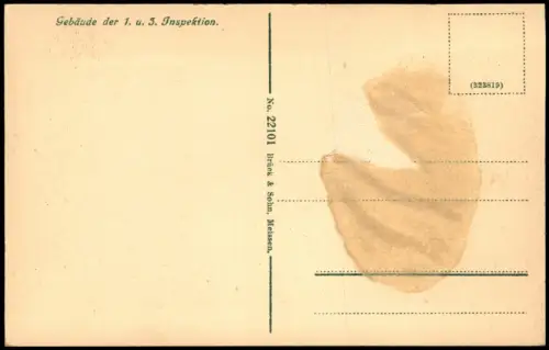 Ansichtskarte Meißen Polizeischule 1922