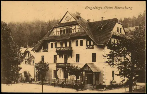 Ansichtskarte Bärenburg-Altenberg (Erzgebirge) Erzgebirgsheim 1922