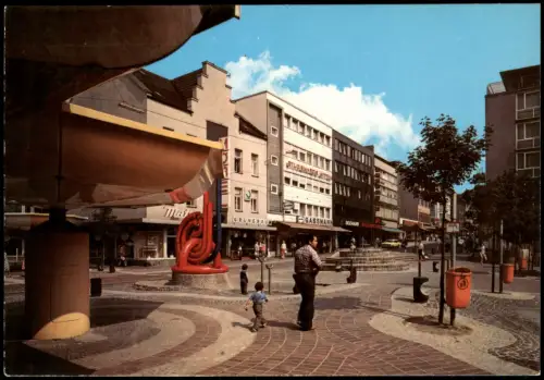 Ansichtskarte Witten (Ruhr) Berliner Platz Geschäfte 1981
