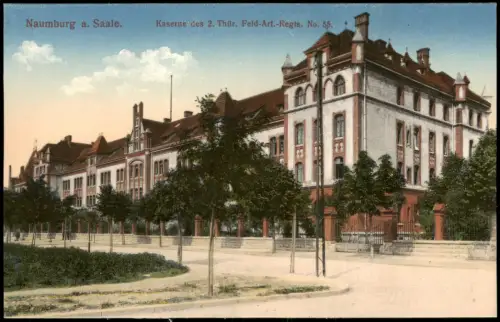 Naumburg (Saale) Kaserne des 2. Thür. Feld-Art.-Regts. No. 55. 1914
