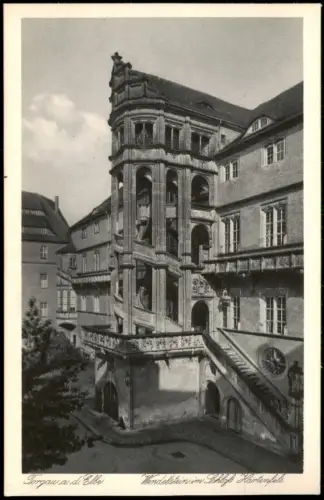 Ansichtskarte Torgau Wendelstein Schloss Hartenfels 1927