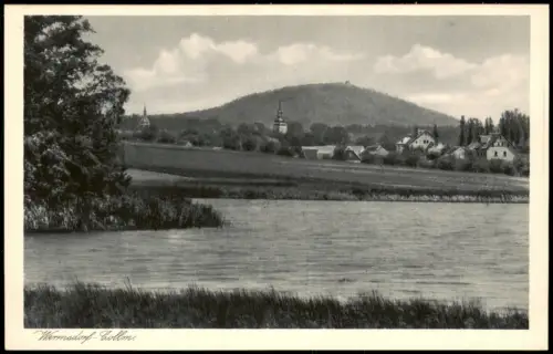 Ansichtskarte Collm-Wermsdorf Fernsicht auf den Collmberg 1928