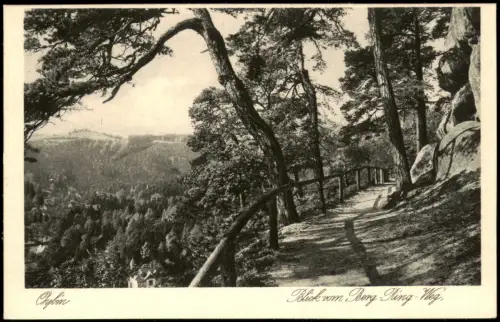 Ansichtskarte Oybin Blick vom Berg-Ring 1925